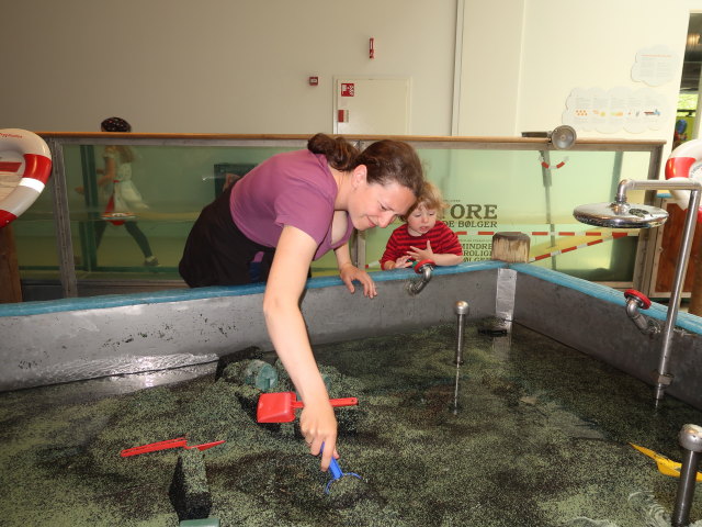 Sabine und Nils im Experimentarium in Hellerup (31. Mai)