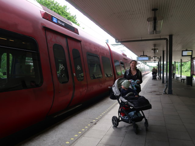 Nils und Sabine in der Sorgenfri Station, 30 m (1. Juni)