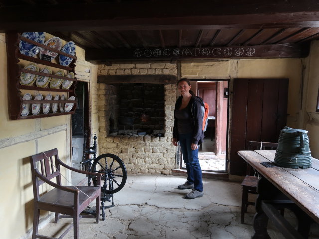 Sabine im Frilandsmuseet in Kongens Lyngby (1. Juni)