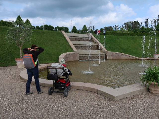 Sabine und Nils im Frederiksborg Haven in Hiller&oslash;d (1. Juni)