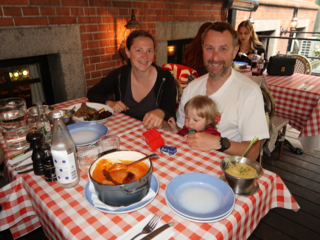 Sabine, Nils und ich im Frk. Barners K&aelig;lder in K&oslash;benhavn (1. Juni)