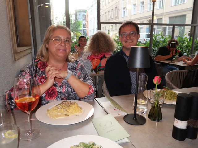 Doris und Jakob im Pasta e Basta