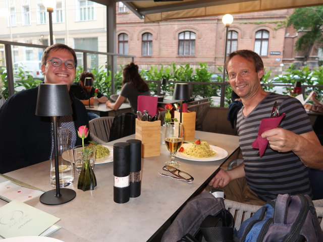 Jakob und J&ouml;rg im Pasta e Basta