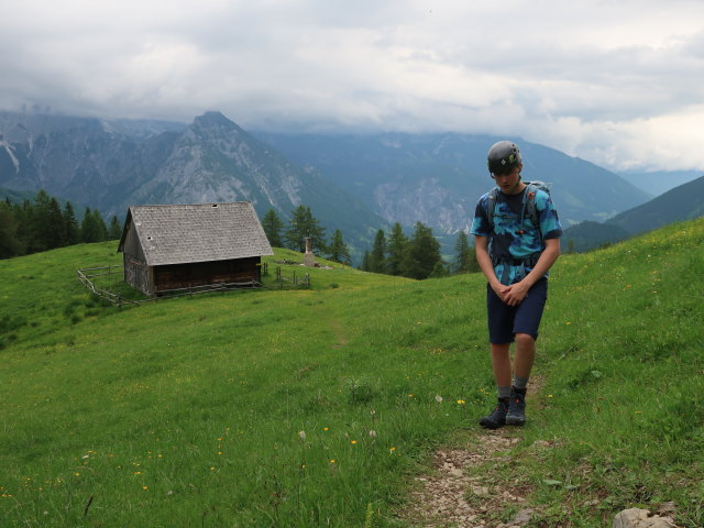 Tim bei der L&ouml;gerh&uuml;tte (7. Juni)