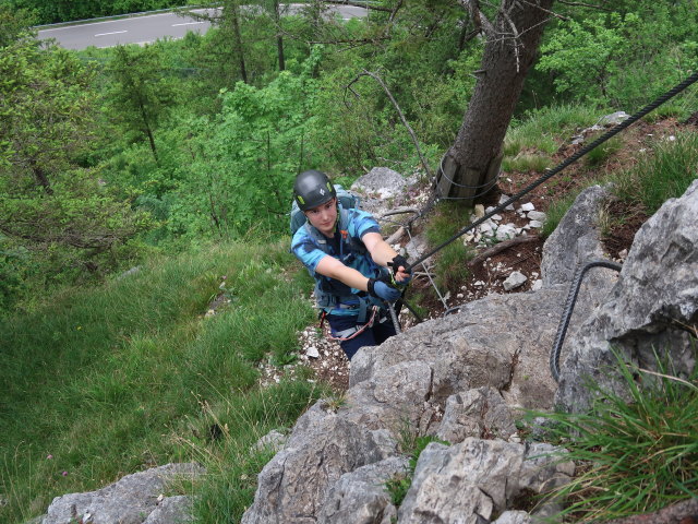 Poppenberg-Klettersteig: Tim (7. Juni)