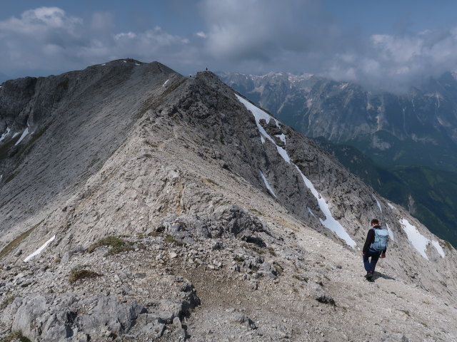 Tim zwischen Kaminspitz und Kreuzspitze (9. Juni)