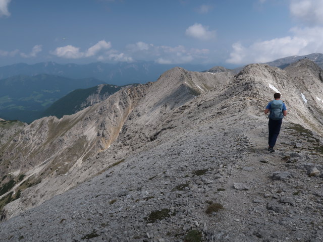 Tim zwischen Kreuzspitze und Kaminspitz (9. Juni)