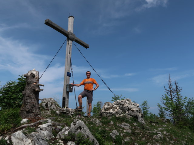 Ich am Tr&auml;mpl, 1.424 m (10. Juni)