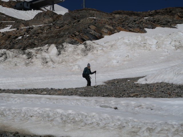zwischen Alpincenter Kaprun und Schmiedingerscharte (14. Juni)