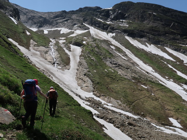 Irene und Reinhard im Schmiedingerkar (14. Juni)