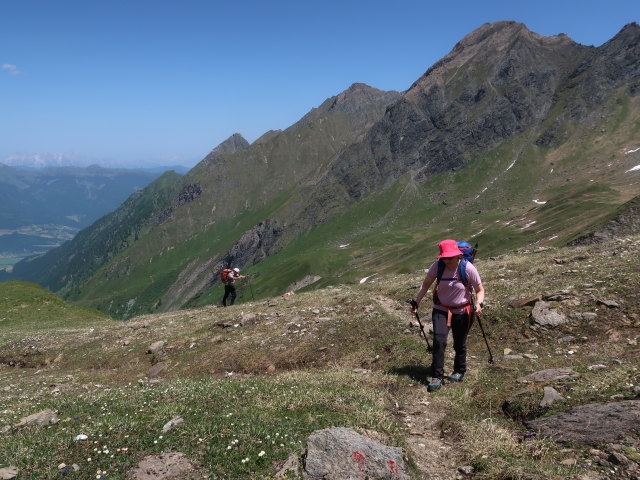 Reinhard und Irene am Krefelder Weg zwischen Hacklsee und Kleet&ouml;rl (14. Juni)