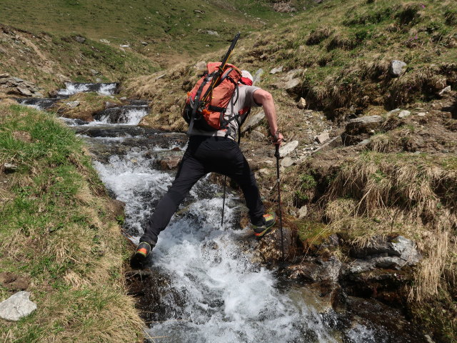 Reinhard am Krefelder Weg im Reichenbergkar (14. Juni)