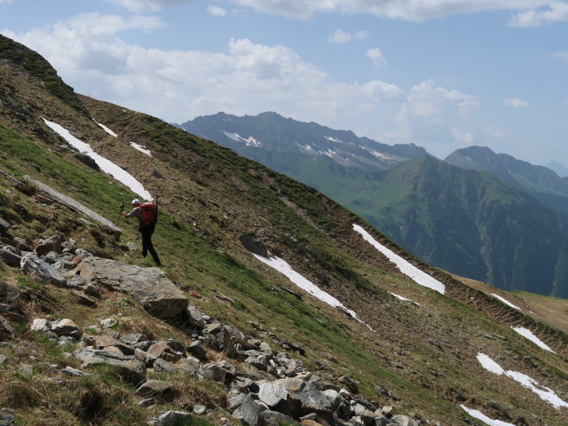Reinhard am Krefelder Weg im Reichenbergkar (14. Juni)