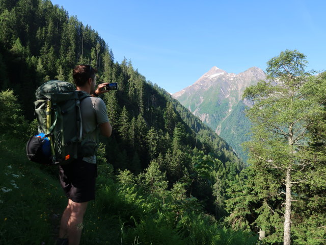 Christian zwischen Krapfgrund und Harleitenalm (21. Juni)