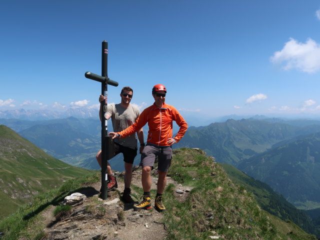 Christian und ich am Rettenzink, 2.510 m (21. Juni)