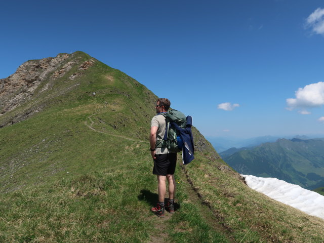 Christian zwischen Brandlscharte und Imbachhorn (21. Juni)
