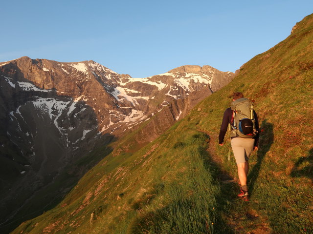 Christian am Gleiwitzer H&ouml;henweg zwischen Gleiwitzer H&uuml;tte und Ochsenkar (22. Juni)