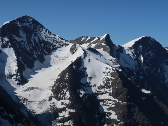 Gro&szlig;es Wiesbachhorn, Hinterer Bratschenkopf und Klockerin (22. Juni)