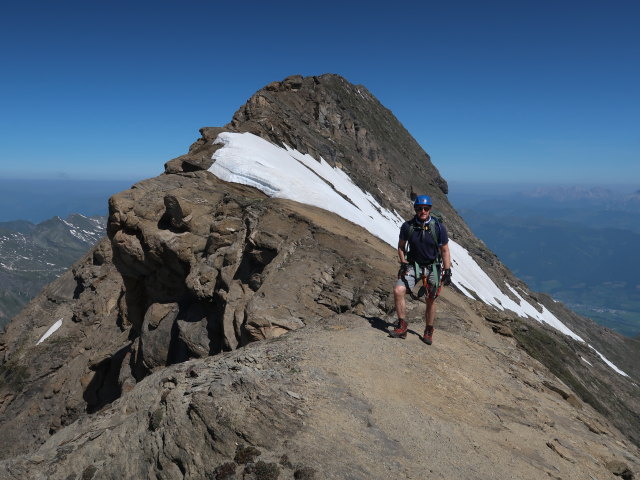 Christian zwischen Bauernbrachkopf und Hirzbacht&ouml;rl (22. Juni)