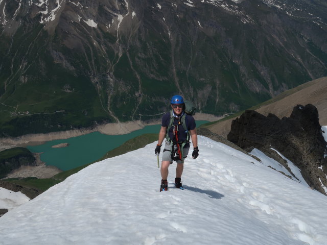 Christian zwischen Kleinem Tenn und Schneespitze (22. Juni)