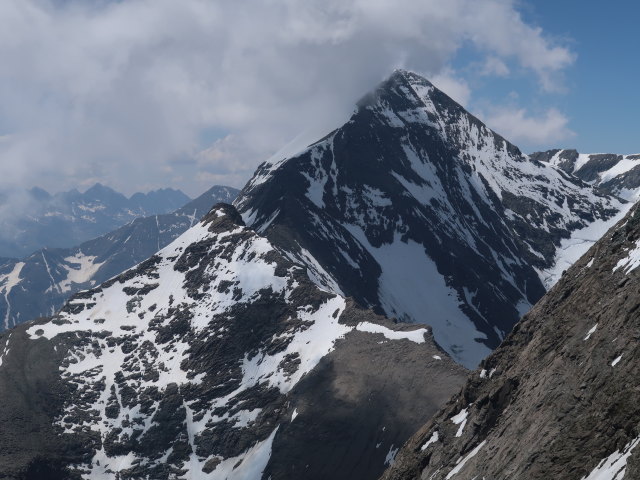 Gro&szlig;es Wiesbachhorn von der Schneespitze aus (22. Juni)