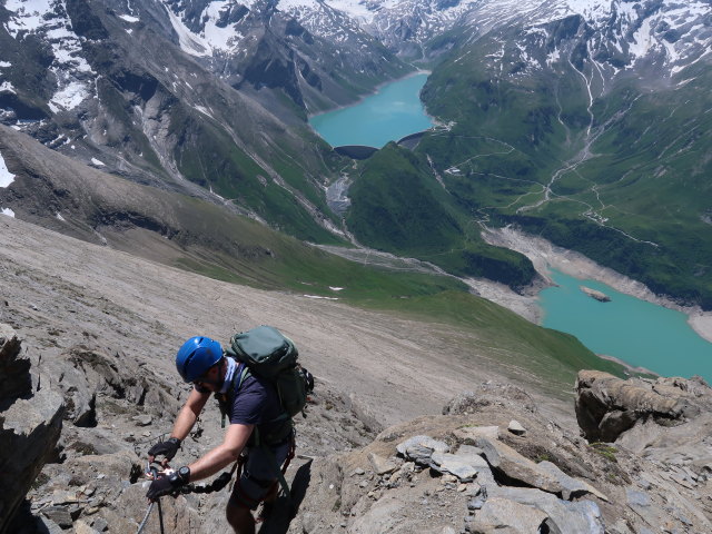 Christian am Gleiwitzer H&ouml;henweg zwischen Kempsenkopf und Hauseben (22. Juni)