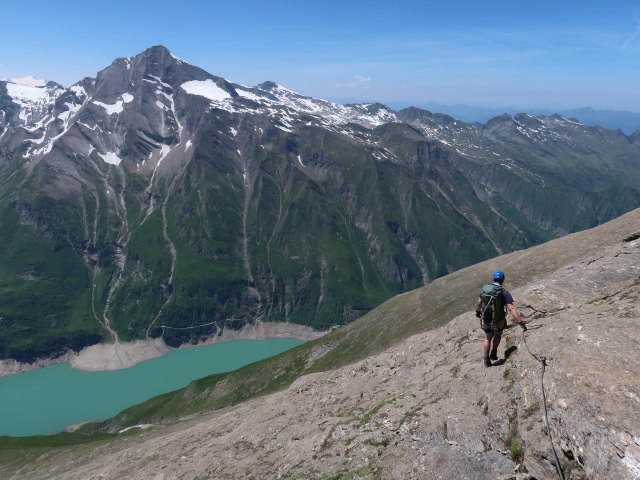 Christian am Gleiwitzer H&ouml;henweg zwischen Kempsenkopf und Hauseben (22. Juni)