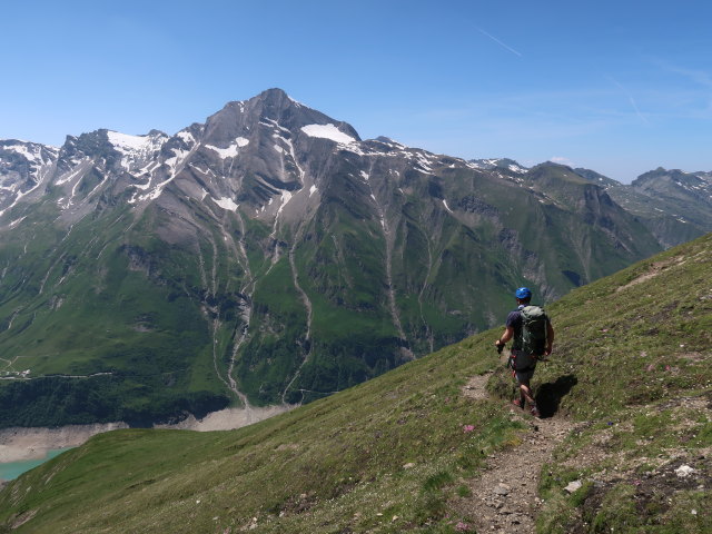 Christian am Gleiwitzer H&ouml;henweg zwischen Kempsenkopf und Hauseben (22. Juni)