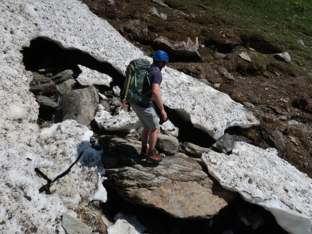 Christian am Gleiwitzer H&ouml;henweg beim Karlbach (22. Juni)