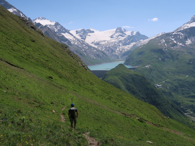 Christian am Gleiwitzer H&ouml;henweg zwischen Karlbach und Kalter Pein (22. Juni)