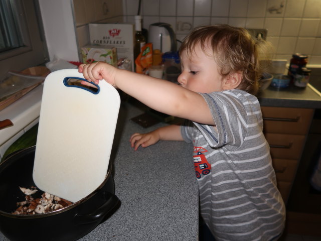 Nils in unserer Wohnung