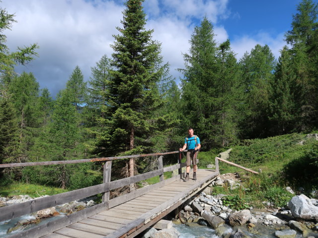 Aaron zwischen Verpeilalpe und Verpeilh&uuml;tte (28. Juni)
