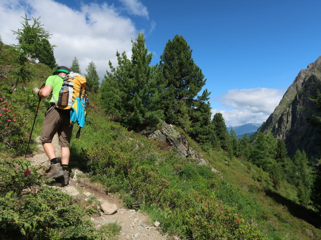Aaron zwischen Sch&ouml;nb&ouml;dele und Madatschkopf (28. Juni)