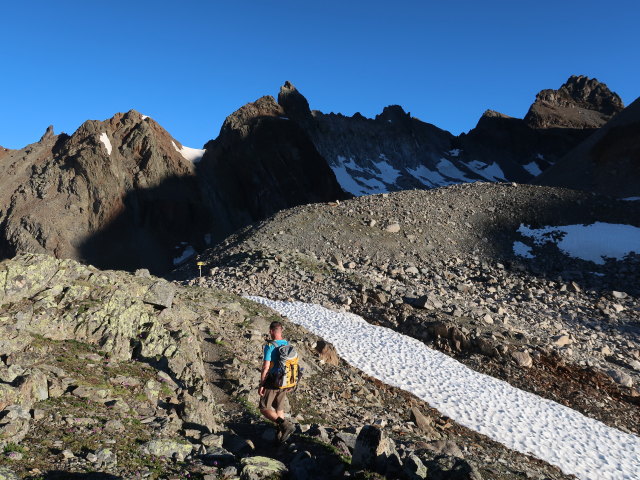 Aaron zwischen Kaunergrath&uuml;tte und Verpeilspitze-Normalweg (29. Juni)