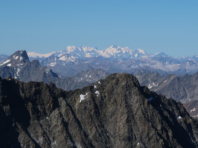 Berninagruppe von der Verpeilspitze aus (29. Juni)