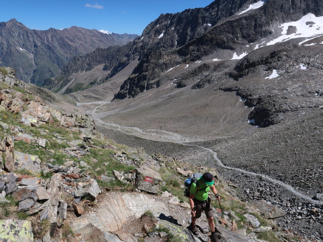 Aaron im Plangerosstal (29. Juni)
