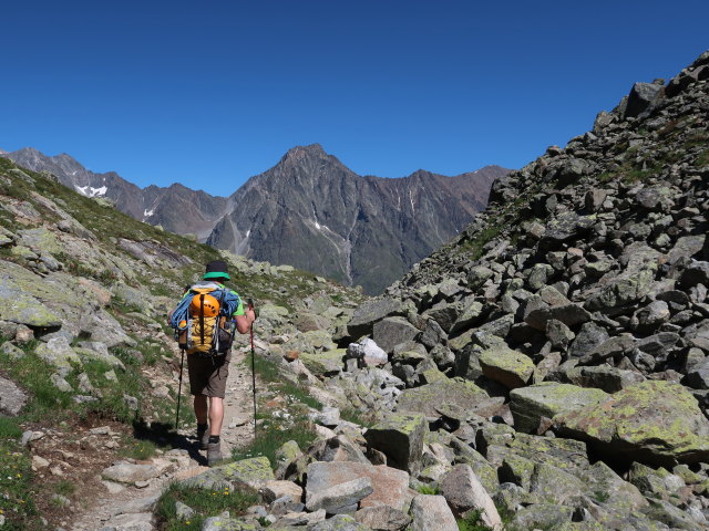 Aaron im Plangerosstal (29. Juni)