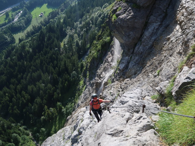 Klostertaler Klettersteig: Carmen im Abschnitt 2 'Bella Vista'