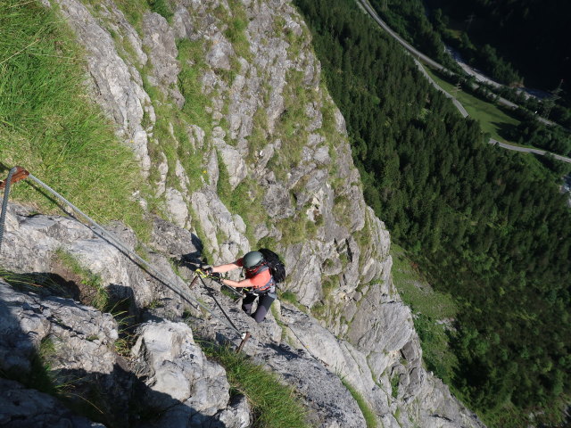 Klostertaler Klettersteig: Carmen im Abschnitt 2 'Bella Vista'