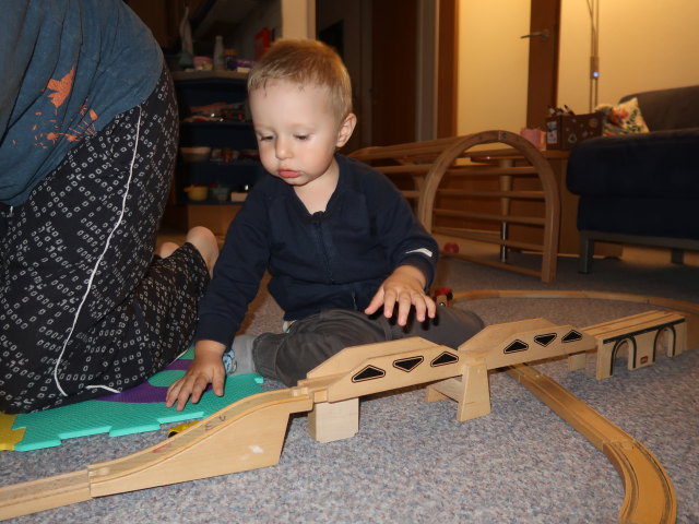 Sabine und Nils in unserer Wohnung