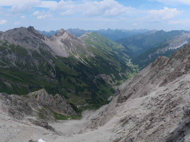 Almajurtal vom Arlberger Klettersteig aus (19. Juli)