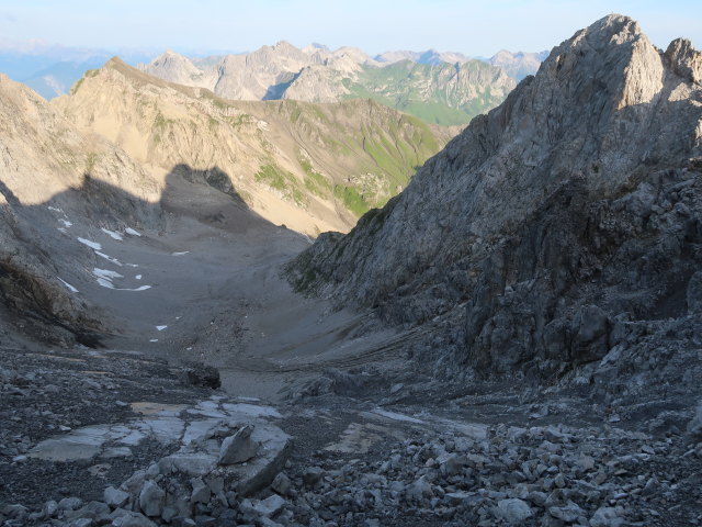 zwischen Mittelstation der Vallugabahn und Stuttgarter H&uuml;tte (20. Juli)