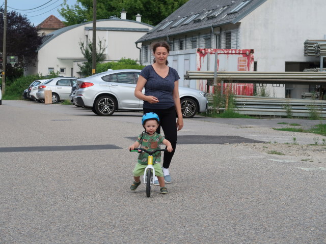 Nils und Sabine in der Alten Stra&szlig;e
