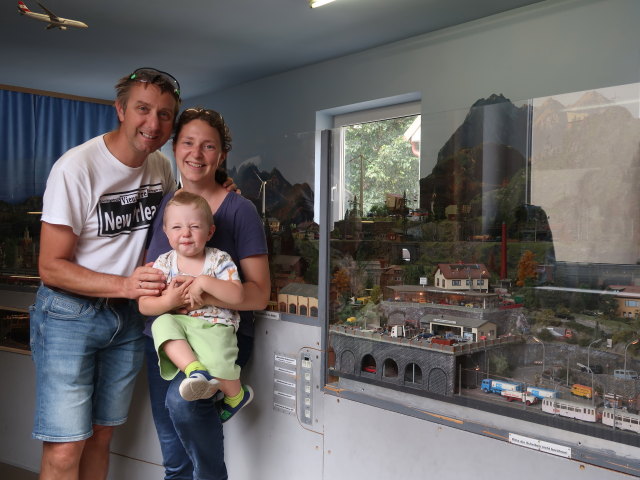 Ich, Nils und Sabine in der Miniaturwelt Henricoland