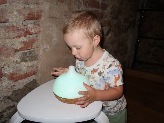 Nils in der Ausstellung 'Tr&auml;ume ... tr&auml;umen'