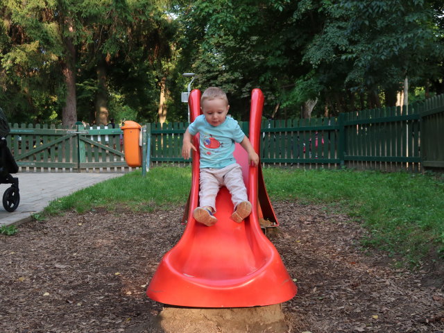 Nils am Erlebnisspielplatz Schloss Wolkersdorf
