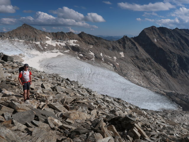 Ronald zwischen Goldzechkopf und Kleinflei&szlig;kees (8. Aug.)