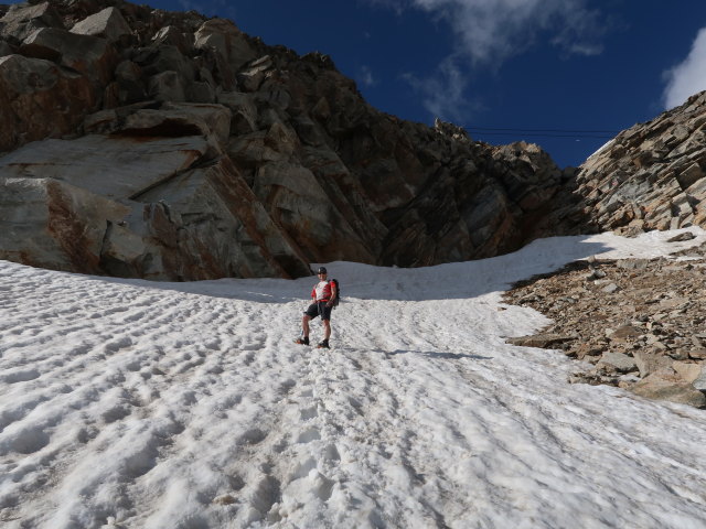Ronald zwischen Goldzechkopf und Kleinflei&szlig;kees (8. Aug.)