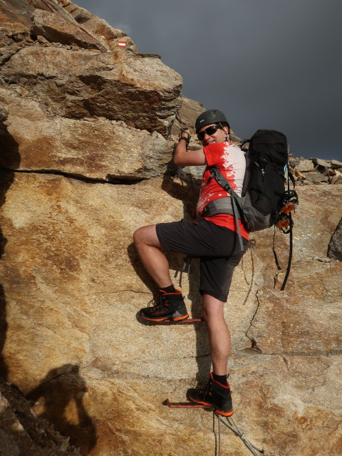 Ronald zwischen Kleinflei&szlig;kees und Zittelhaus, 3.106 m (8. Aug.)