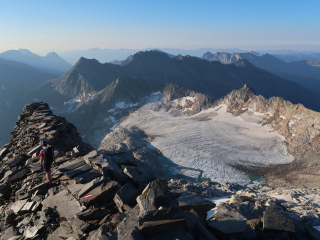 Ronald zwischen Hohem Sonnblick und Rojacherh&uuml;tte (9. Aug.)
